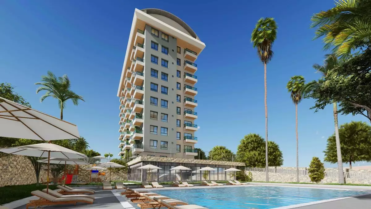 Квартира 48м² в Турции, Махмутлар. Стоимостью 124000€ аренда фото-3