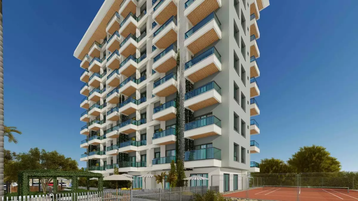 Квартира 48м² в Турции, Махмутлар. Стоимостью 124000€ аренда фото-5