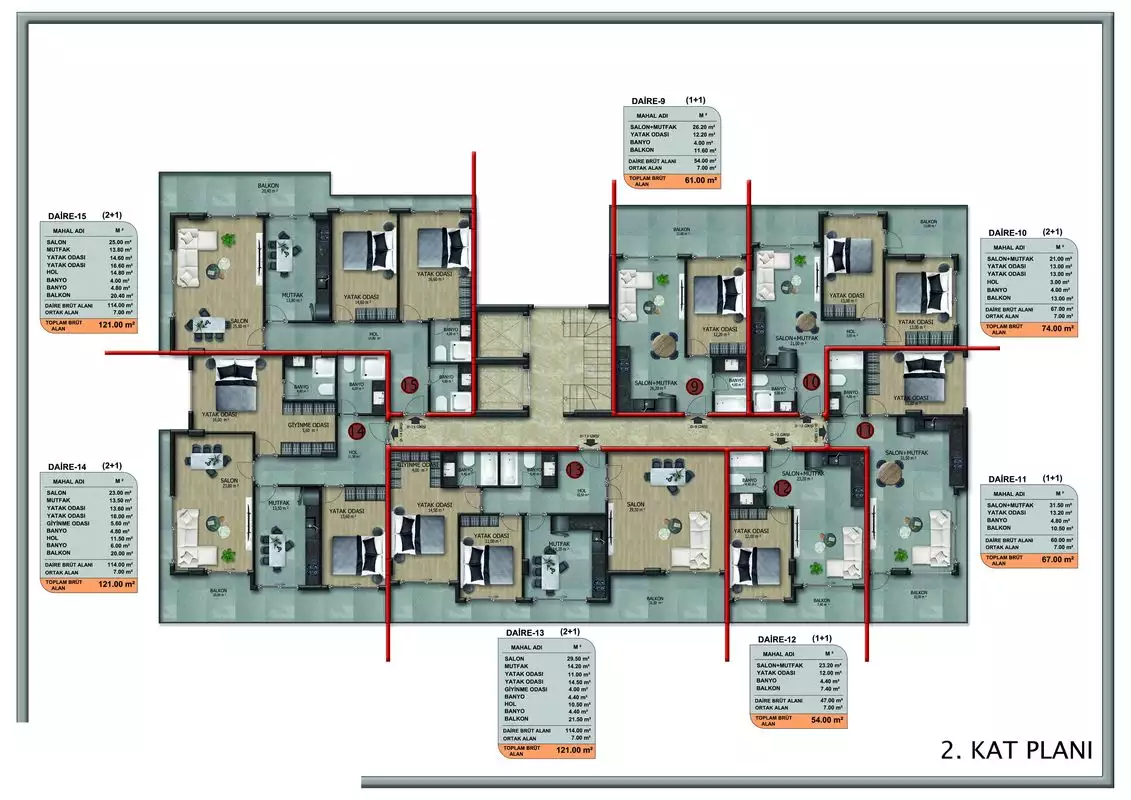 Квартира 46м² в Португалии, Алкобаса. Стоимостью 137200€ аренда фото-10