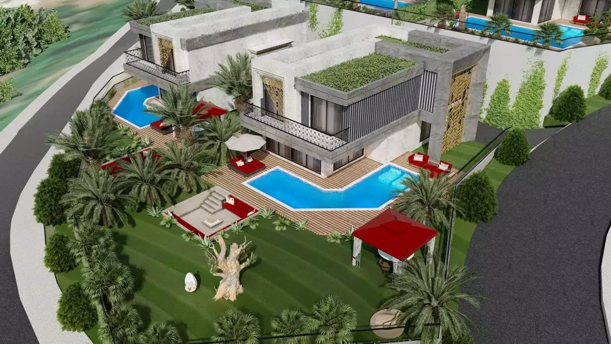 Вилла 238м² в Турции, Каргыджак. Стоимостью 1250000€ аренда фото-2