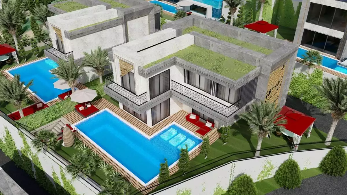 Вилла 238м² в Турции, Каргыджак. Стоимостью 1250000€ аренда фото-9
