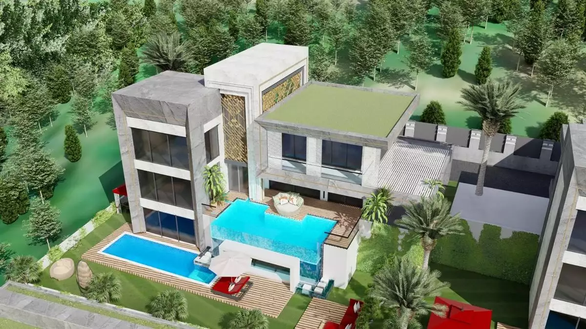 Вилла 238м² в Турции, Каргыджак. Стоимостью 1250000€ аренда фото-12