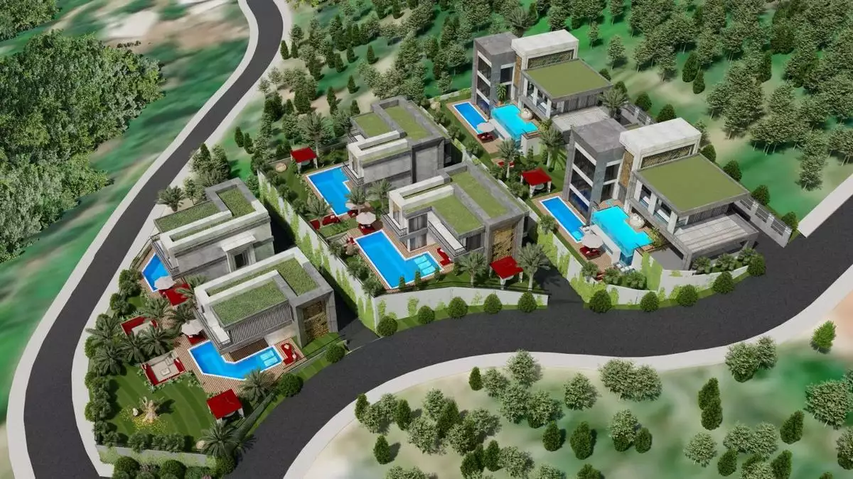 Вилла 238м² в Турции, Каргыджак. Стоимостью 1250000€ аренда фото-18