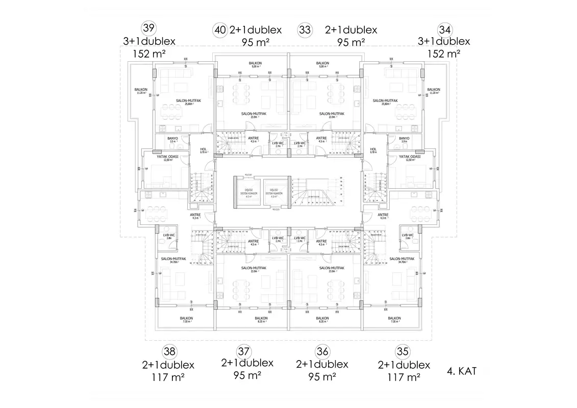 Квартира 55м² в Турции, Махмутлар. Стоимостью 250000€ аренда фото-11
