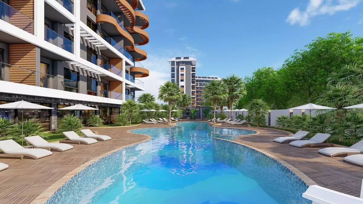 Квартира 63м² в Турции, Авсаллар. Стоимостью 155000€ аренда фото-10