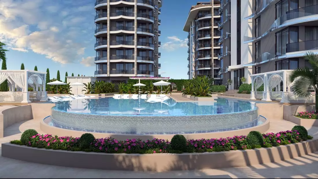 Квартира 54м² в Турции, Тосмур. Стоимостью 215000€ аренда фото-2