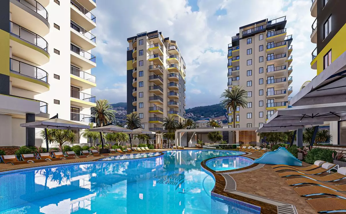Квартира 52м² в Турции, Махмутлар. Стоимостью 116250€ аренда фото-7