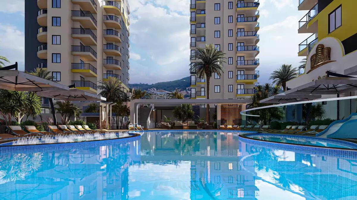 Квартира 52м² в Турции, Махмутлар. Стоимостью 116250€ аренда фото-8