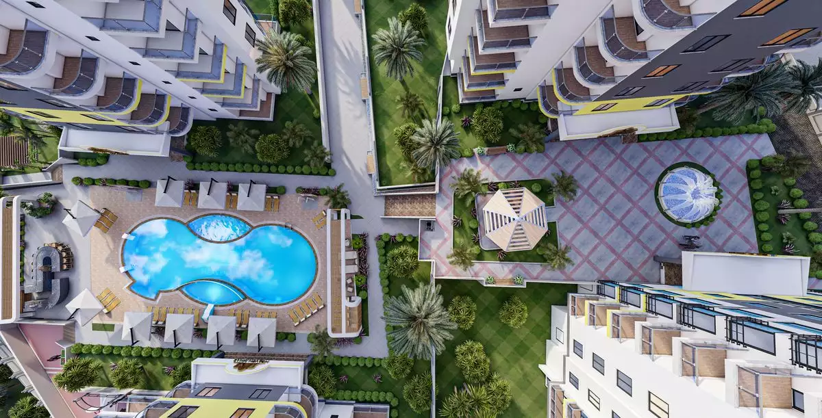 Квартира 52м² в Турции, Махмутлар. Стоимостью 116250€ аренда фото-10