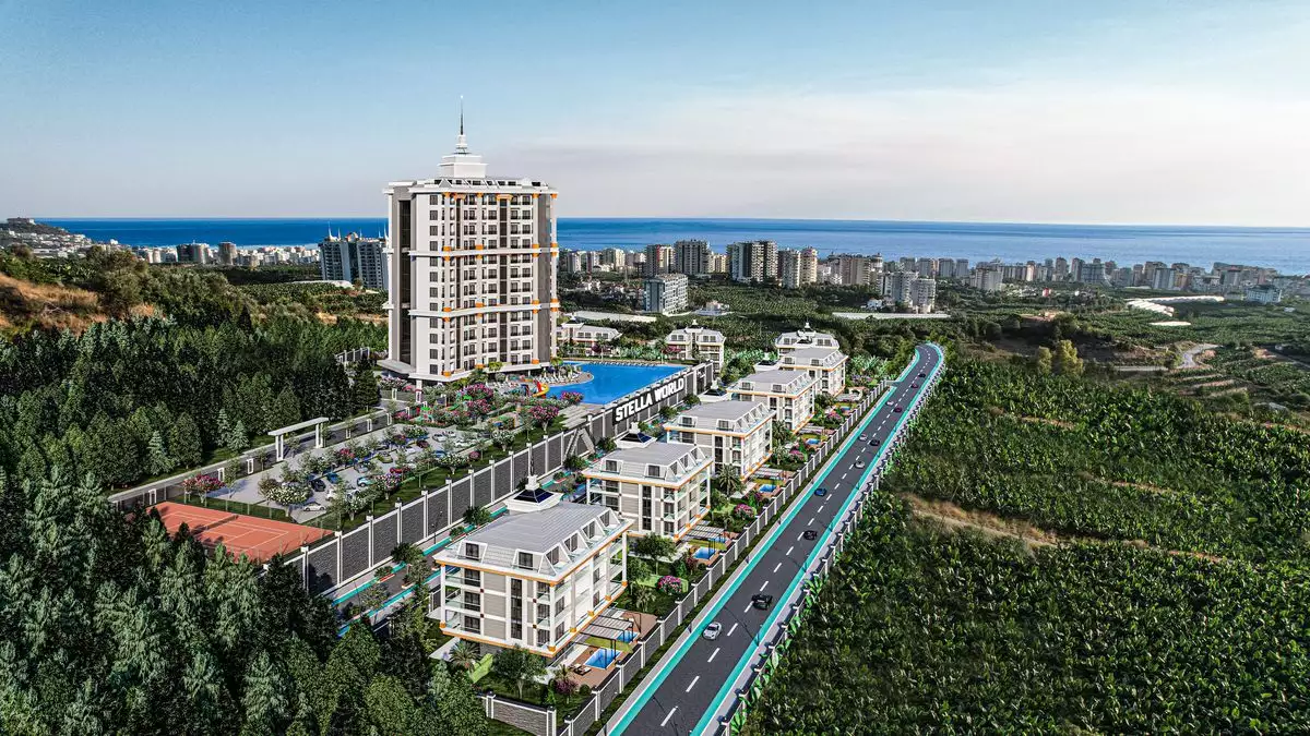 Квартира 46м² в Турции, Махмутлар. Стоимостью 133000€ аренда фото-1