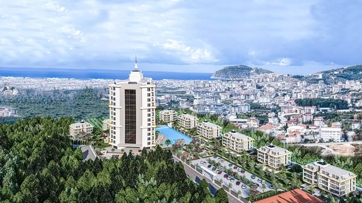 Квартира 46м² в Турции, Махмутлар. Стоимостью 133000€ аренда фото-2