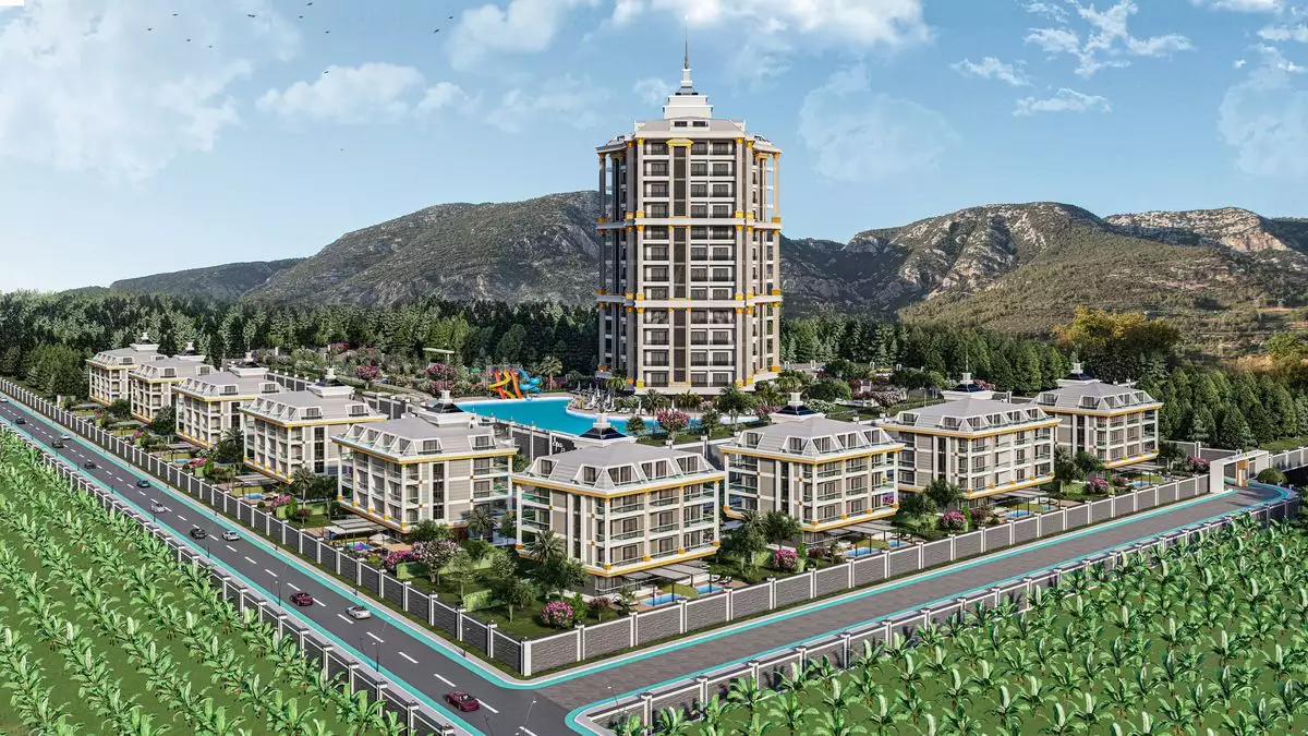 Квартира 46м² в Турции, Махмутлар. Стоимостью 133000€ аренда фото-4