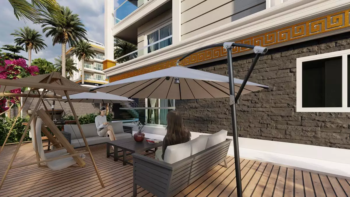 Квартира 46м² в Турции, Махмутлар. Стоимостью 133000€ аренда фото-15