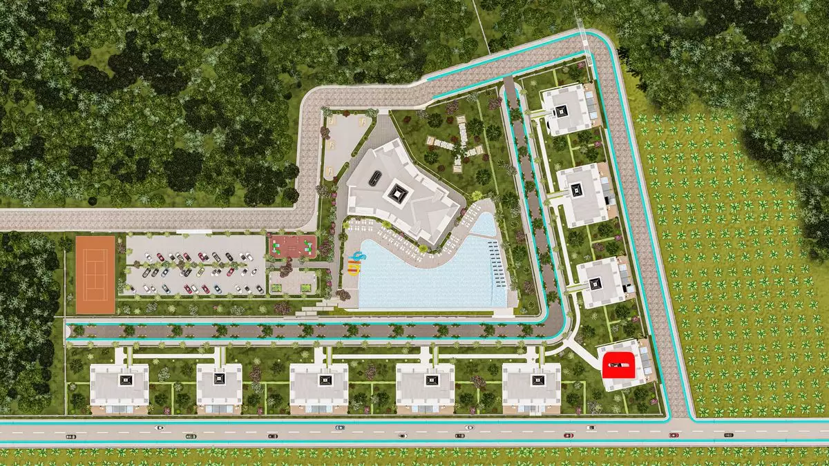 Квартира 46м² в Турции, Махмутлар. Стоимостью 133000€ аренда фото-32