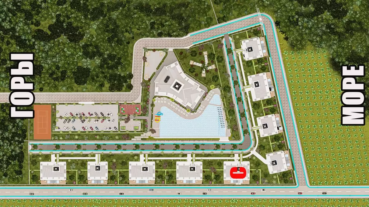 Квартира 46м² в Турции, Махмутлар. Стоимостью 133000€ аренда фото-33