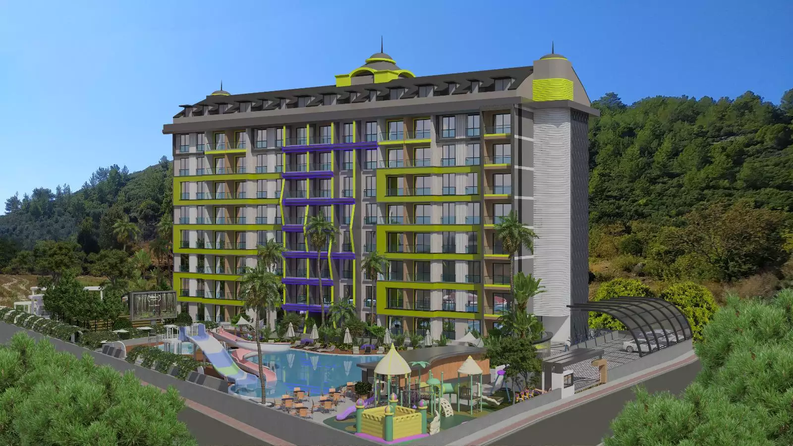 Квартира 50м² в Турции, Газипаша. Стоимостью 84000€ аренда фото-5