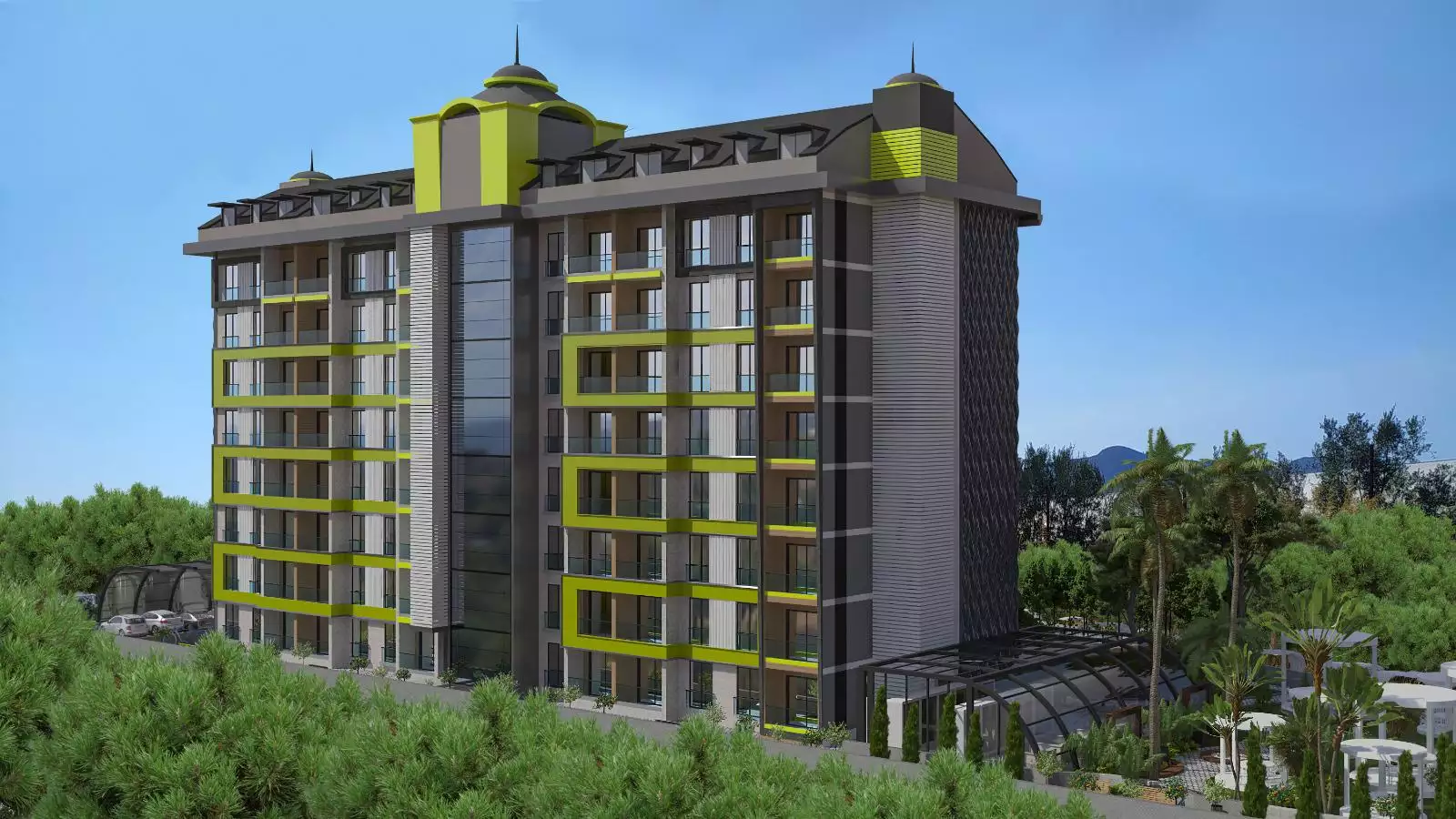 Квартира 50м² в Турции, Газипаша. Стоимостью 84000€ аренда фото-13