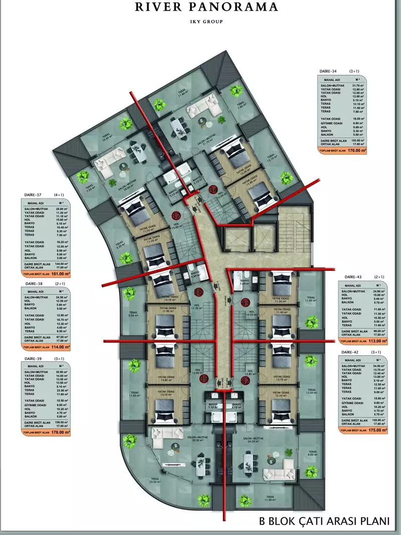 Квартира 53м² в Португалии, Алкобаса. Стоимостью 173000€ аренда фото-71
