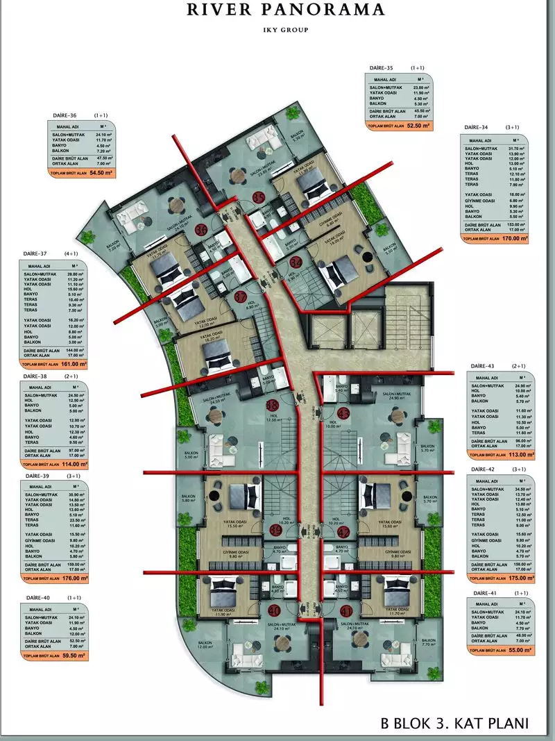 Квартира 53м² в Португалии, Алкобаса. Стоимостью 173000€ аренда фото-72