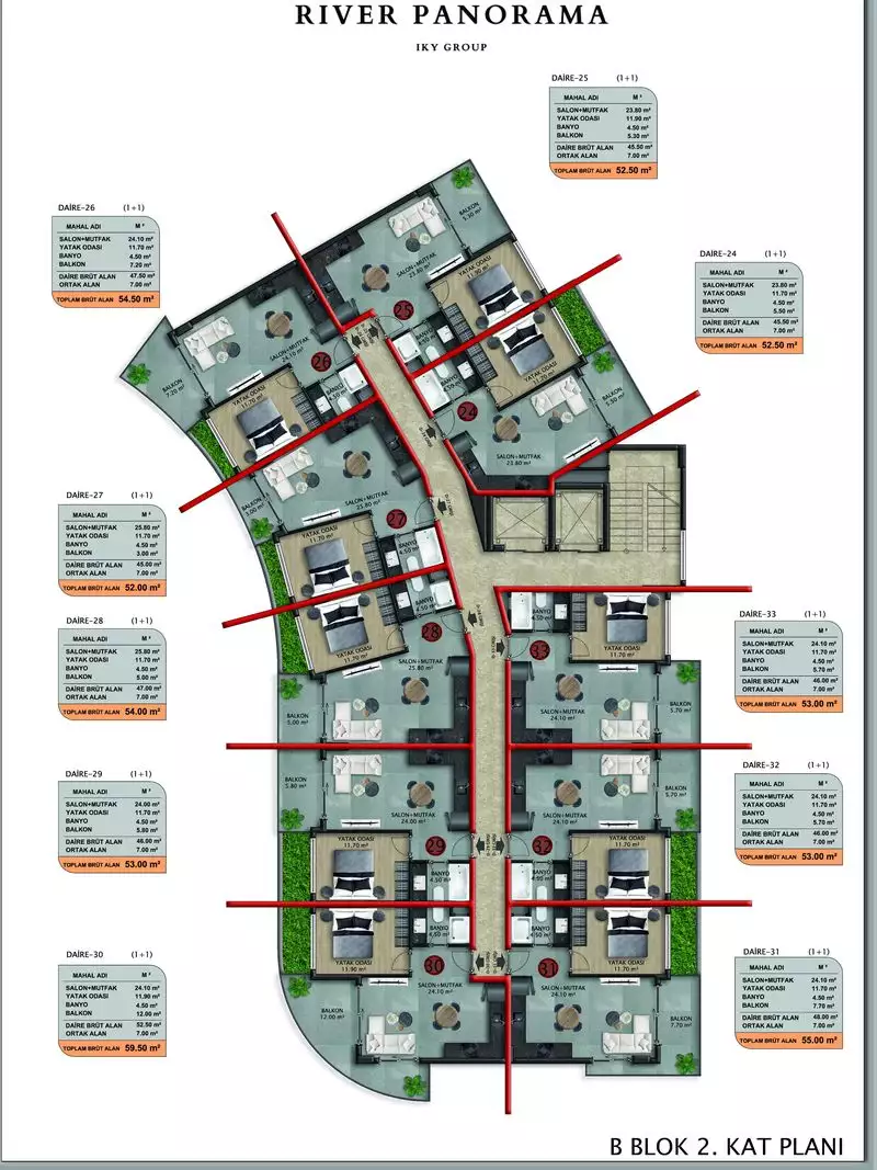 Квартира 53м² в Португалии, Алкобаса. Стоимостью 173000€ аренда фото-73