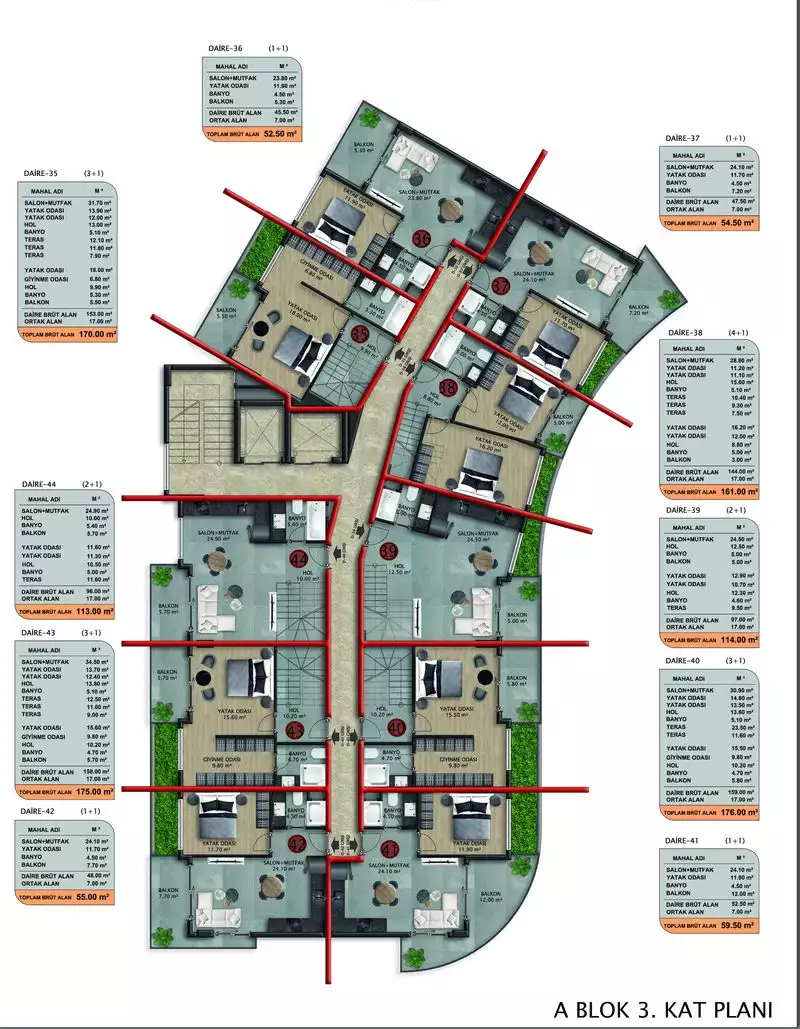 Квартира 53м² в Португалии, Алкобаса. Стоимостью 173000€ аренда фото-78