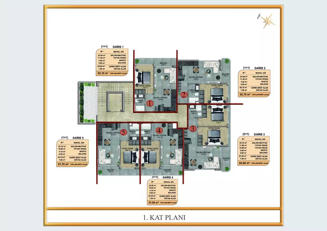 Квартира 40м² в Португалии, Алкобаса. Стоимостью 160000€ аренда фото-27