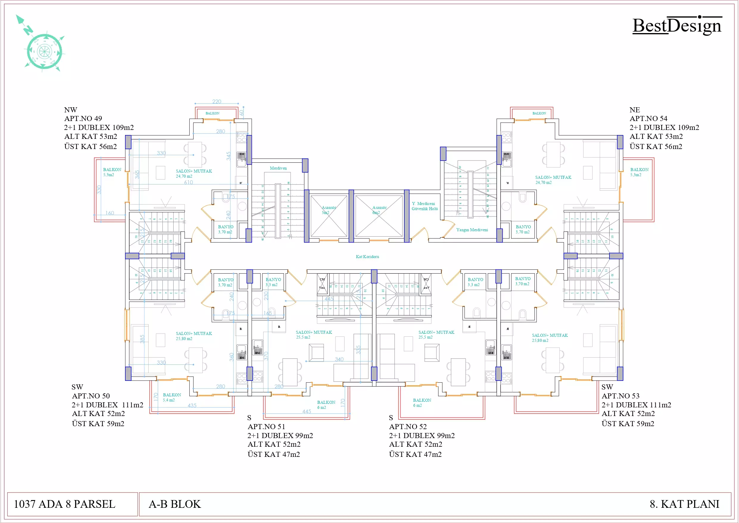 Квартира 50м² в Турции, Алания. Стоимостью 135000€ аренда фото-32