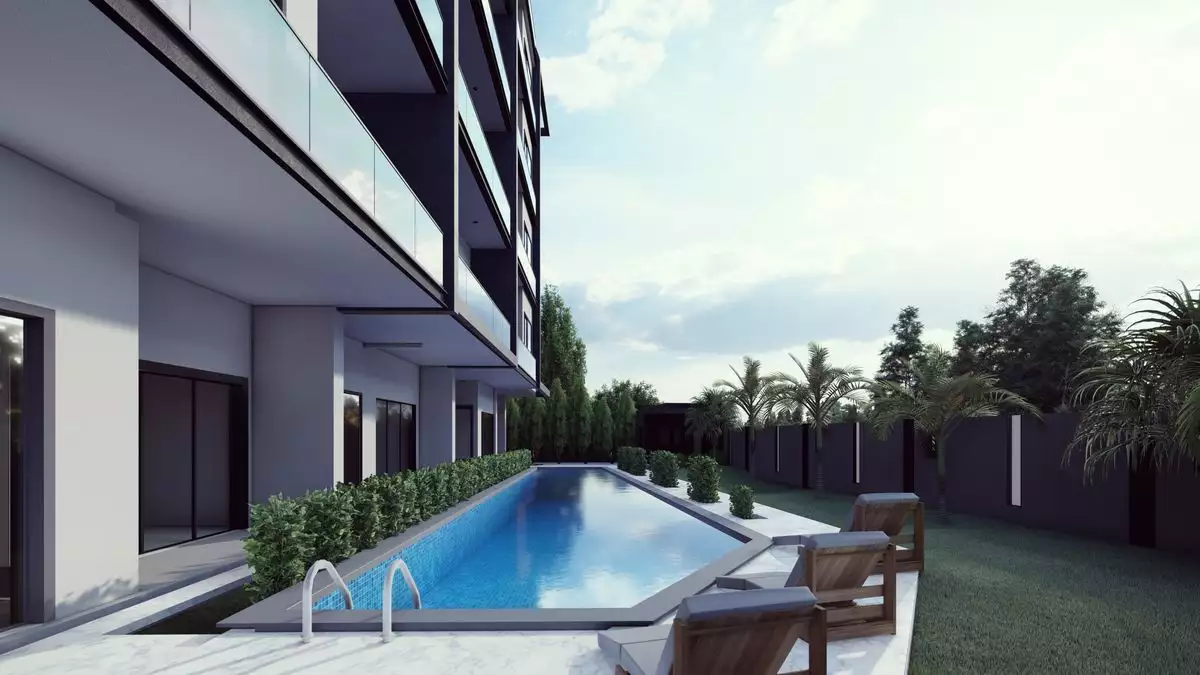Квартира 49м² в Турции, Газипаша. Стоимостью 74000€ аренда фото-4