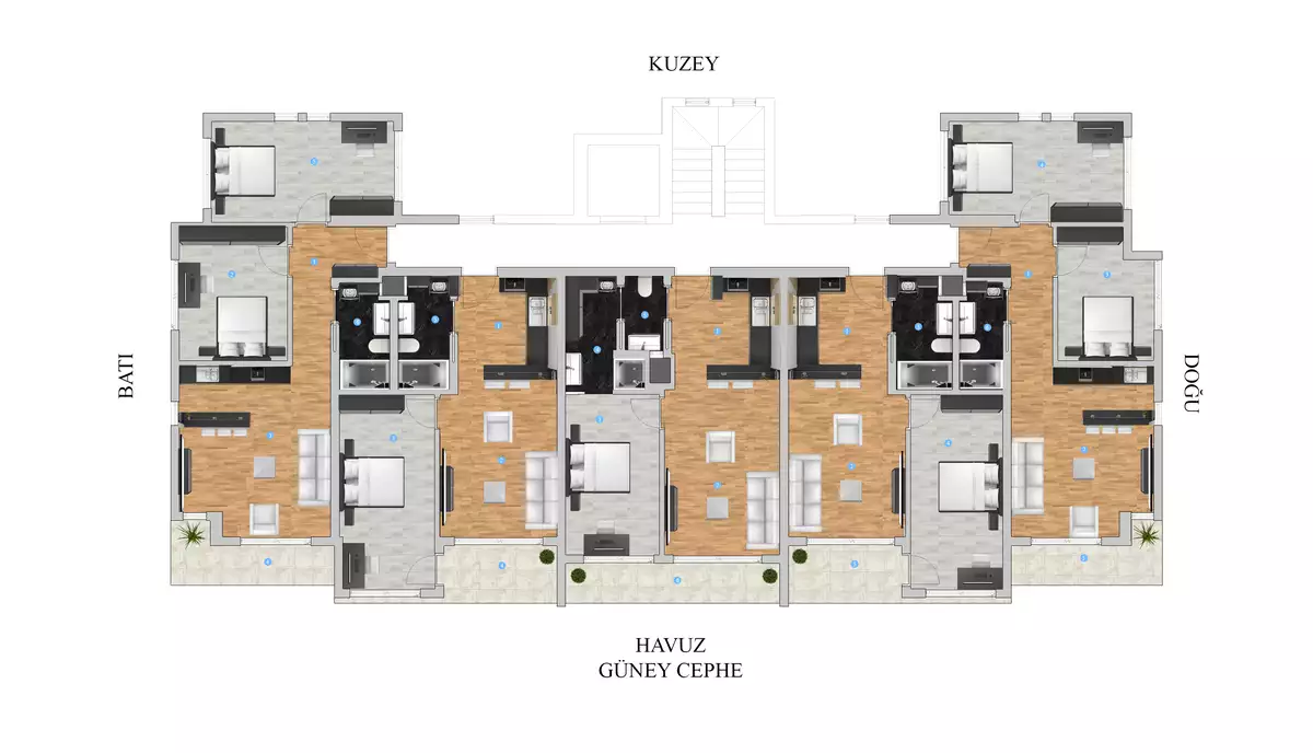Квартира 49м² в Турции, Газипаша. Стоимостью 74000€ аренда фото-23