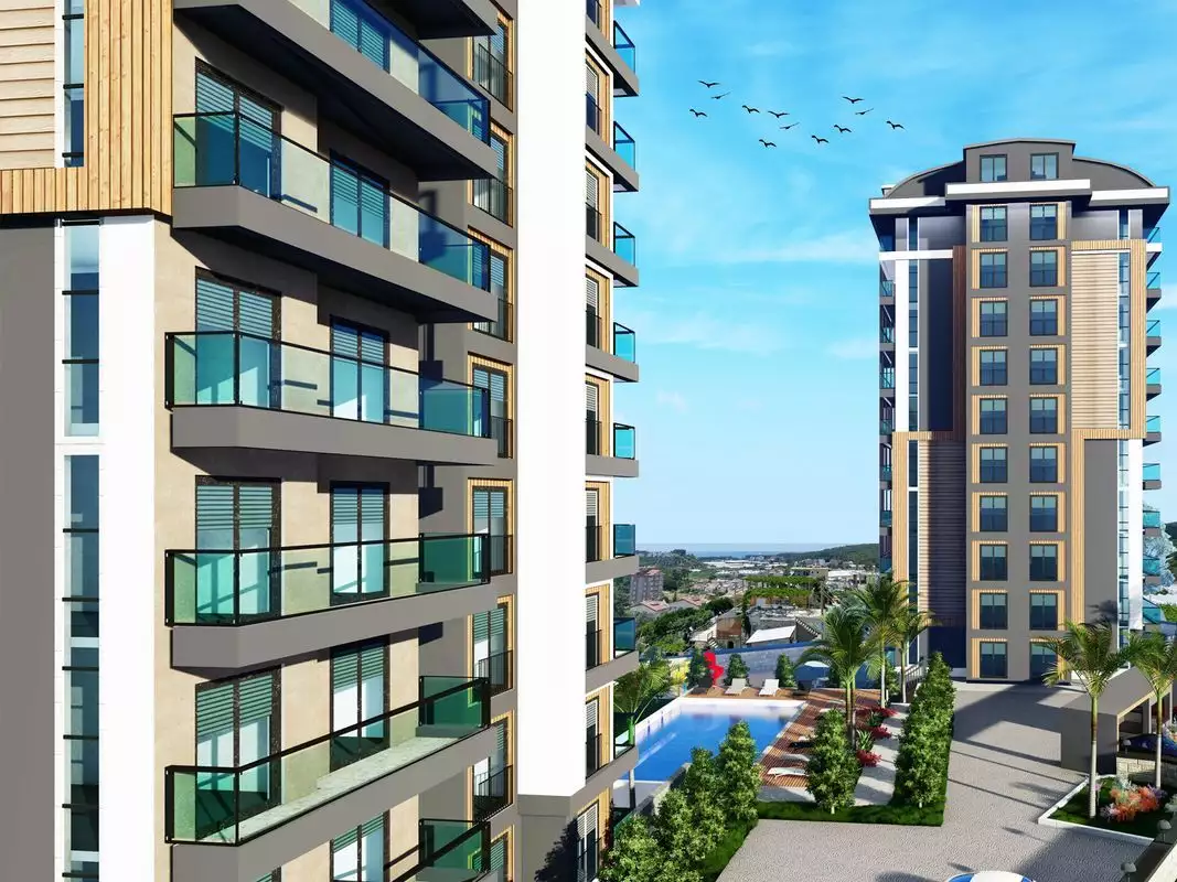 Квартира 71м² в Турции, Авсаллар. Стоимостью 93000€ аренда фото-1