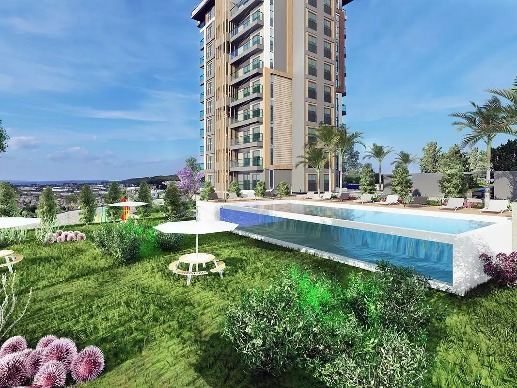 Квартира 71м² в Турции, Авсаллар. Стоимостью 93000€ аренда фото-27