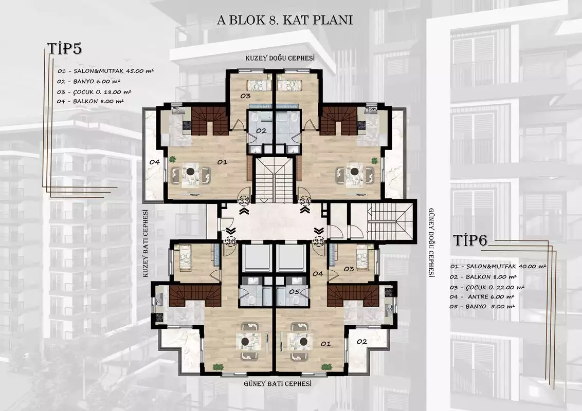 Квартира 71м² в Турции, Авсаллар. Стоимостью 93000€ аренда фото-42