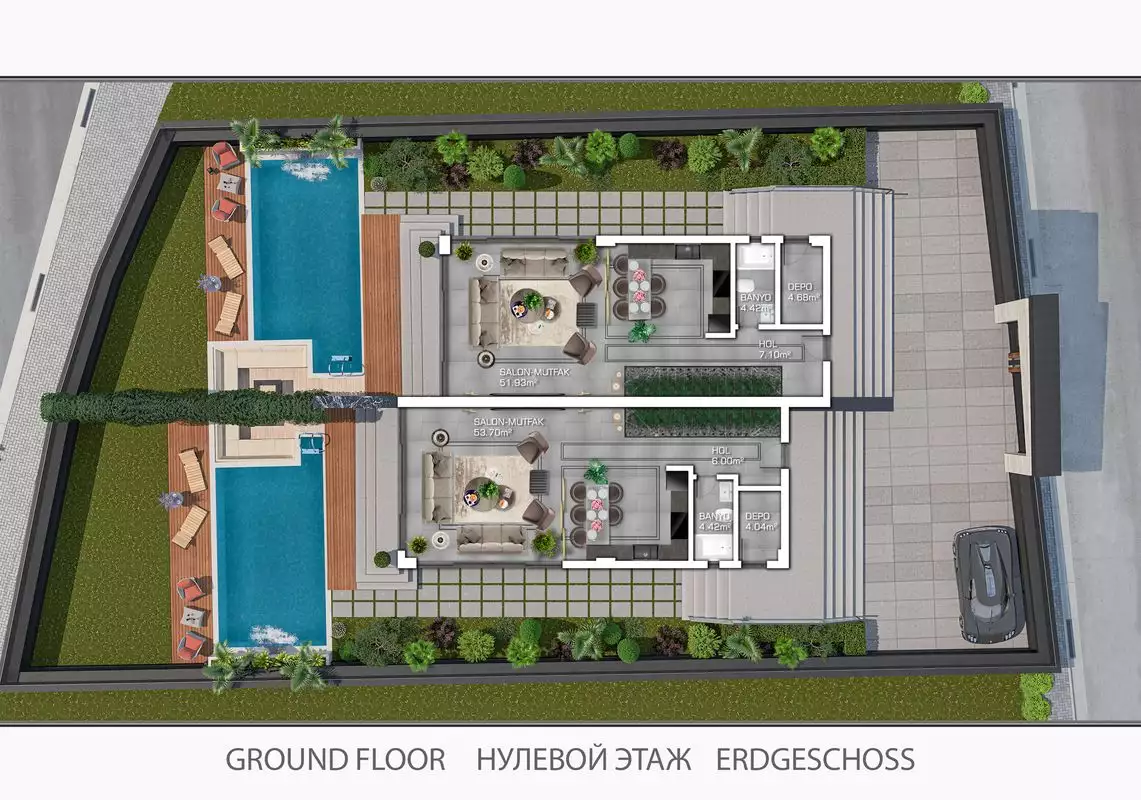 Квартира 385м² в Турции, Авсаллар. Стоимостью 399000€ аренда фото-16
