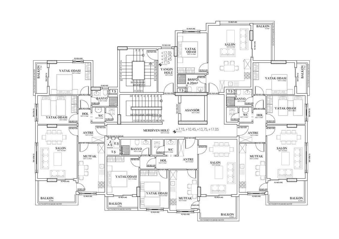Квартира 48м² в Турции, Демирташ. Стоимостью 100000€ аренда фото-35