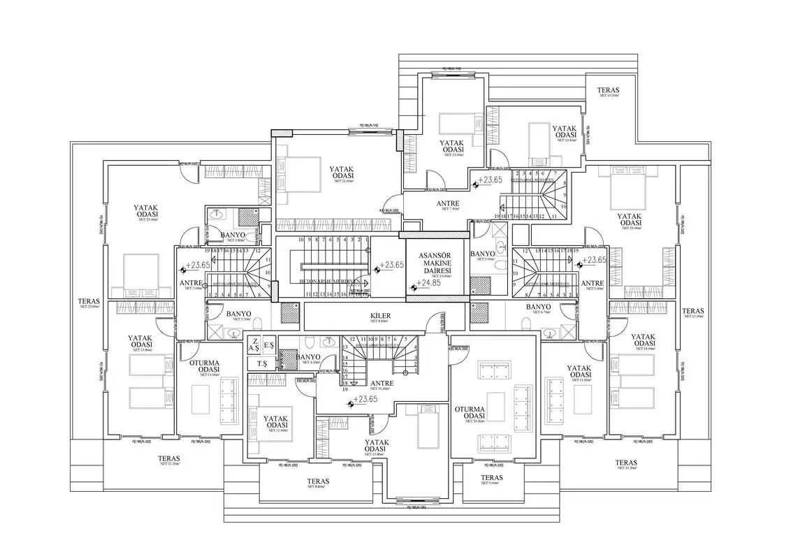Квартира 48м² в Турции, Демирташ. Стоимостью 100000€ аренда фото-36