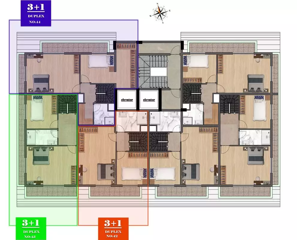 Квартира 58м² в Турции, Махмутлар. Стоимостью 125000€ аренда фото-14