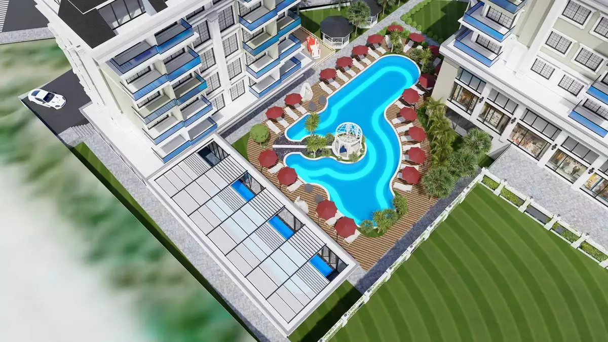 Квартира 50м² в Турции, Каргыджак. Стоимостью 180000€ аренда фото-3