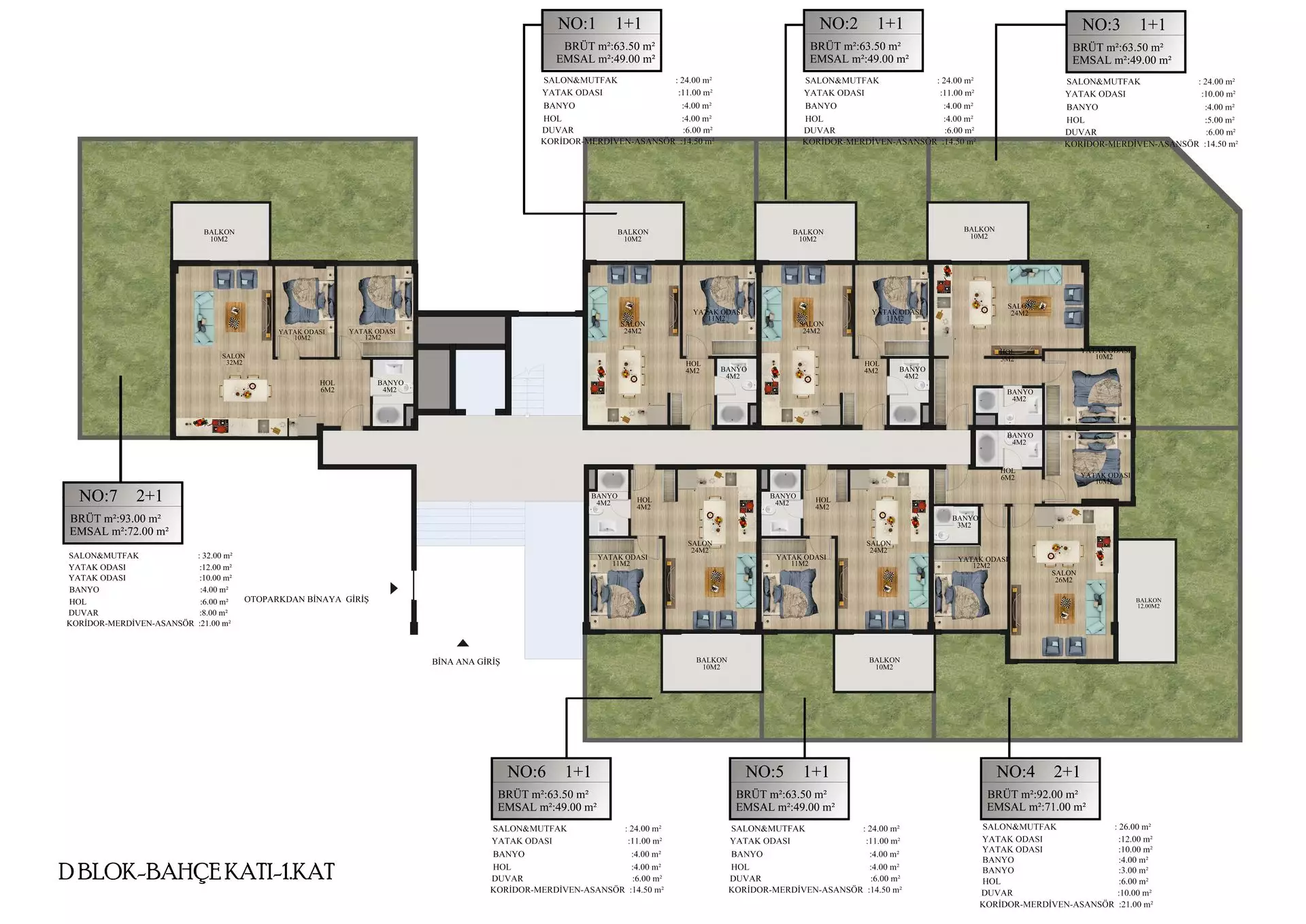 Квартира 93м² в Турции, Алания. Стоимостью 115500€ аренда фото-43