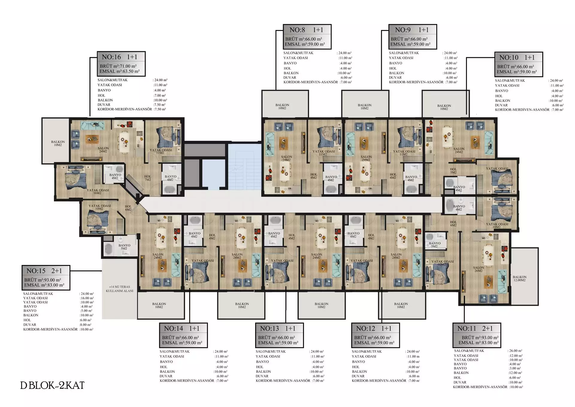 Квартира 93м² в Турции, Алания. Стоимостью 115500€ аренда фото-44
