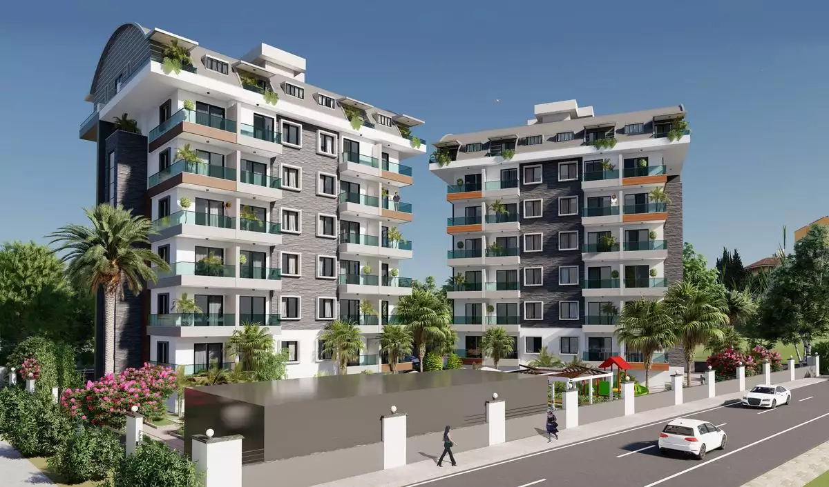 Квартира 54м² в Турции, Газипаша. Стоимостью 90000€ аренда фото-1