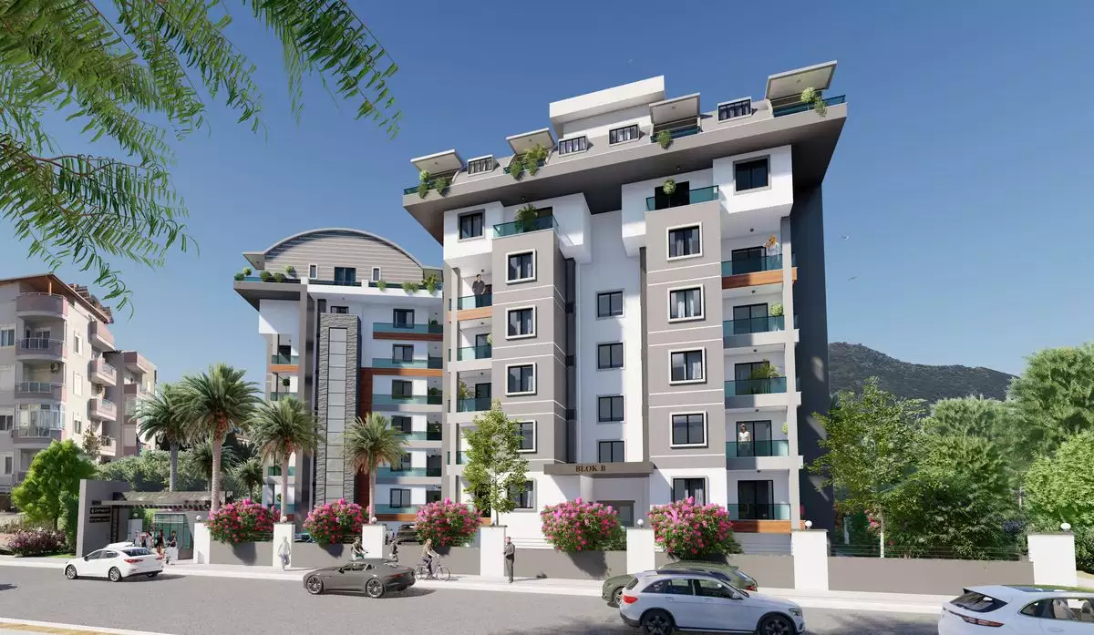 Квартира 54м² в Турции, Газипаша. Стоимостью 90000€ аренда фото-10