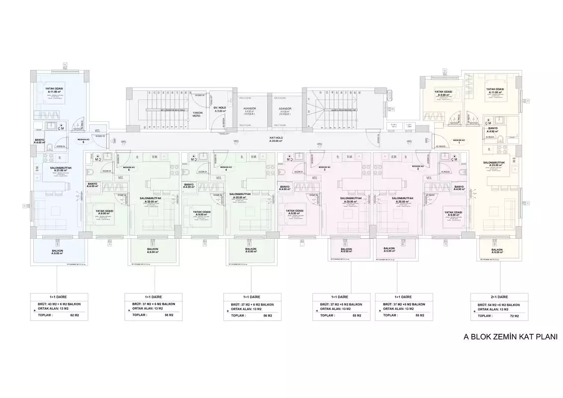 Квартира 54м² в Турции, Паяллар. Стоимостью 112000€ аренда фото-48