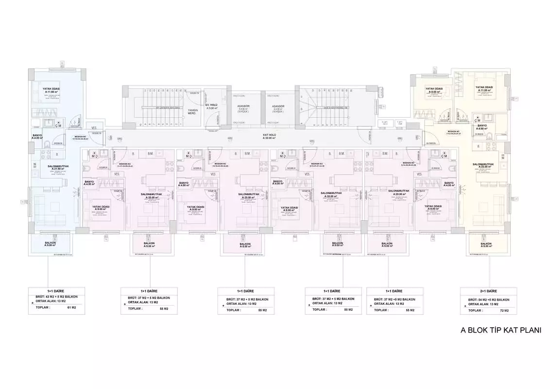 Квартира 54м² в Турции, Паяллар. Стоимостью 112000€ аренда фото-51