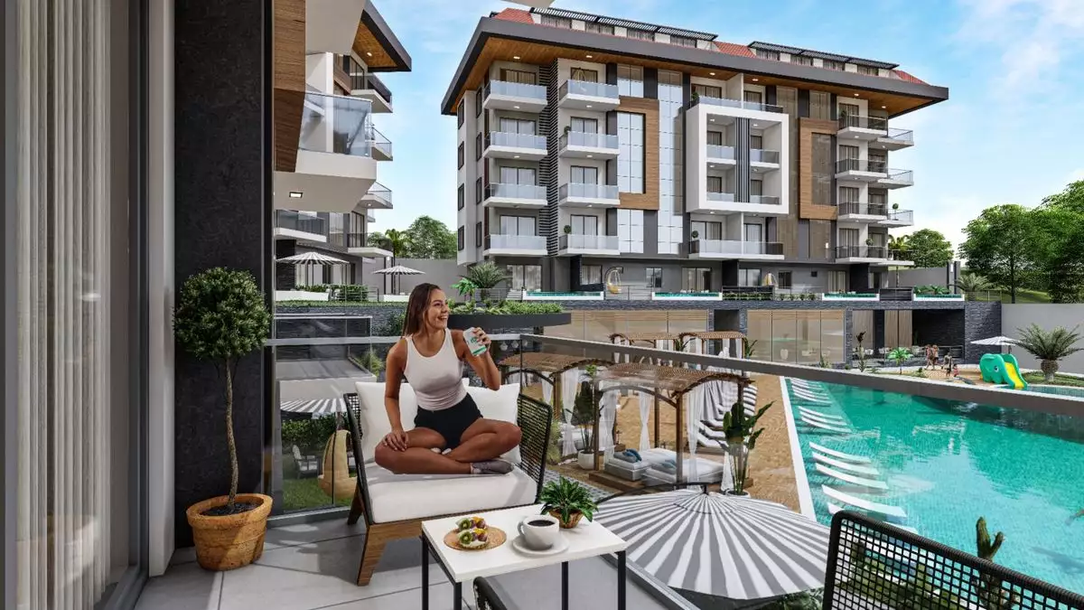 Квартира 45м² в Турции, Кестель. Стоимостью 160000€ аренда фото-12