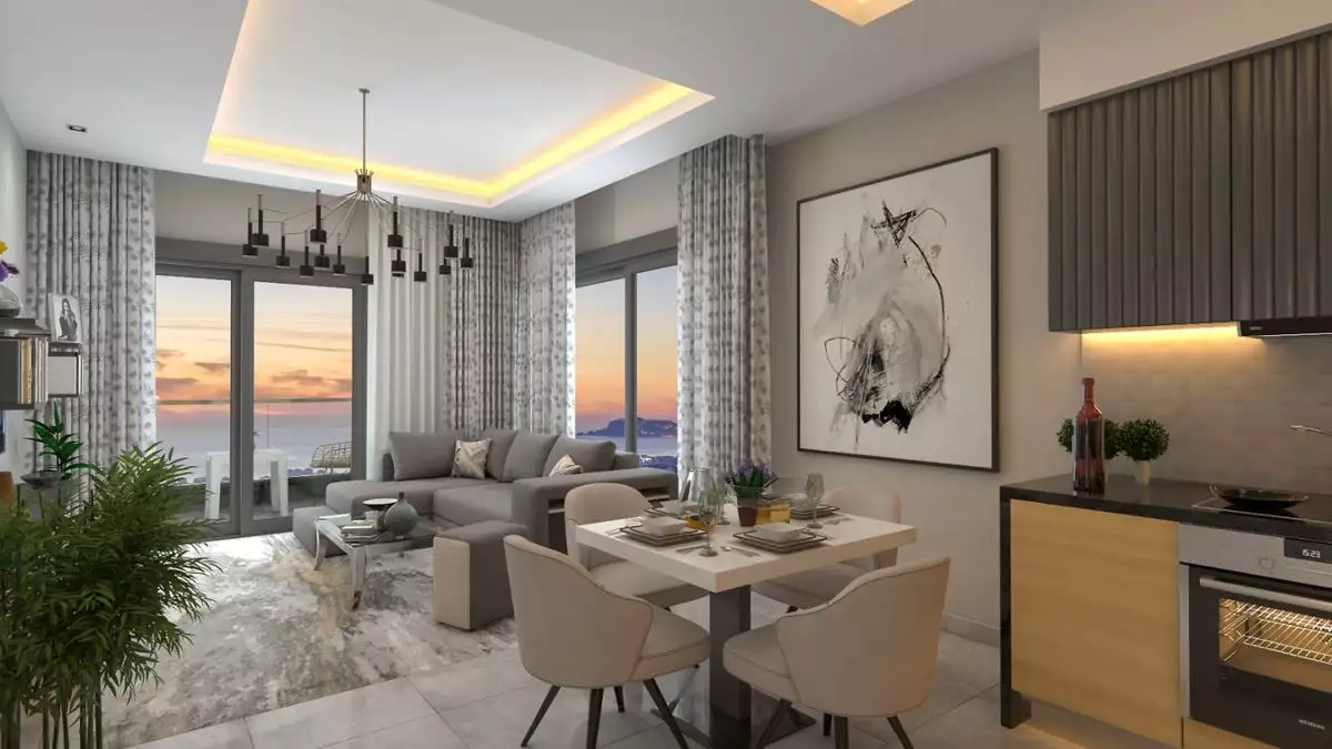 Квартира 63м² в Турции, Каргыджак. Стоимостью 185000€ аренда фото-18