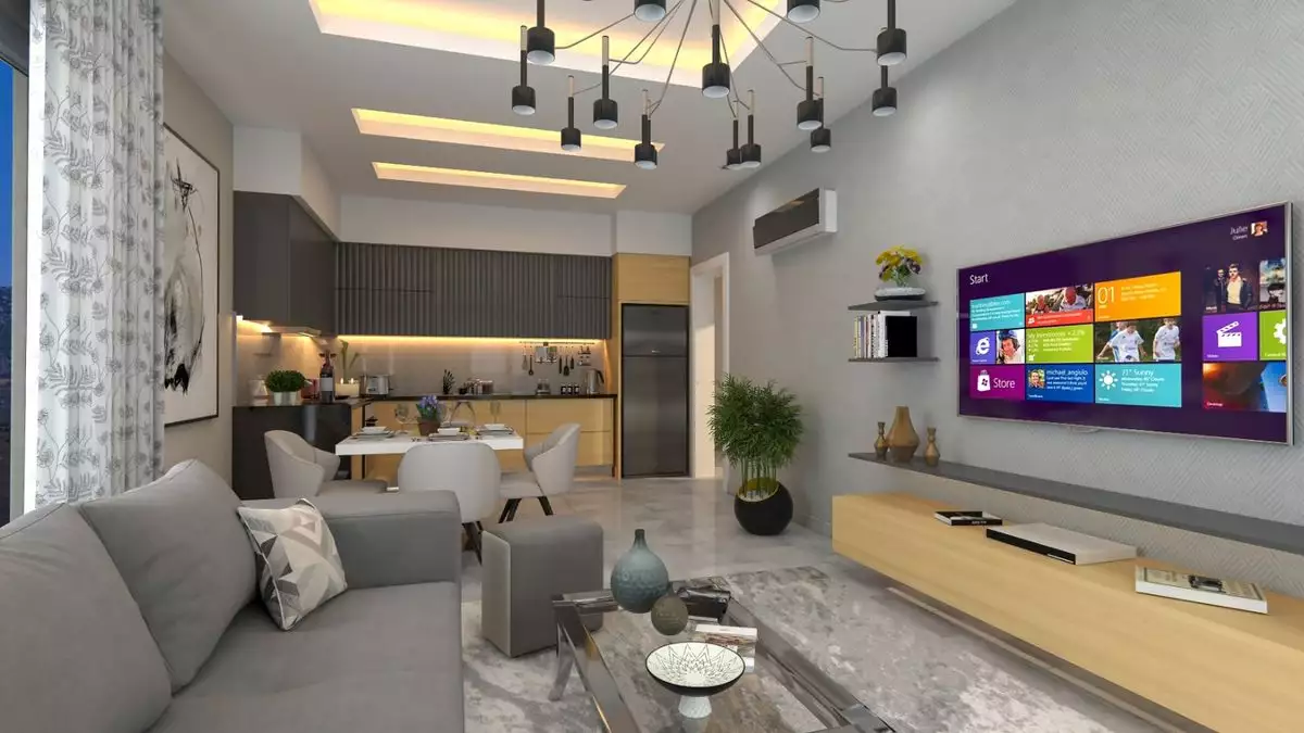 Квартира 63м² в Турции, Каргыджак. Стоимостью 185000€ аренда фото-19