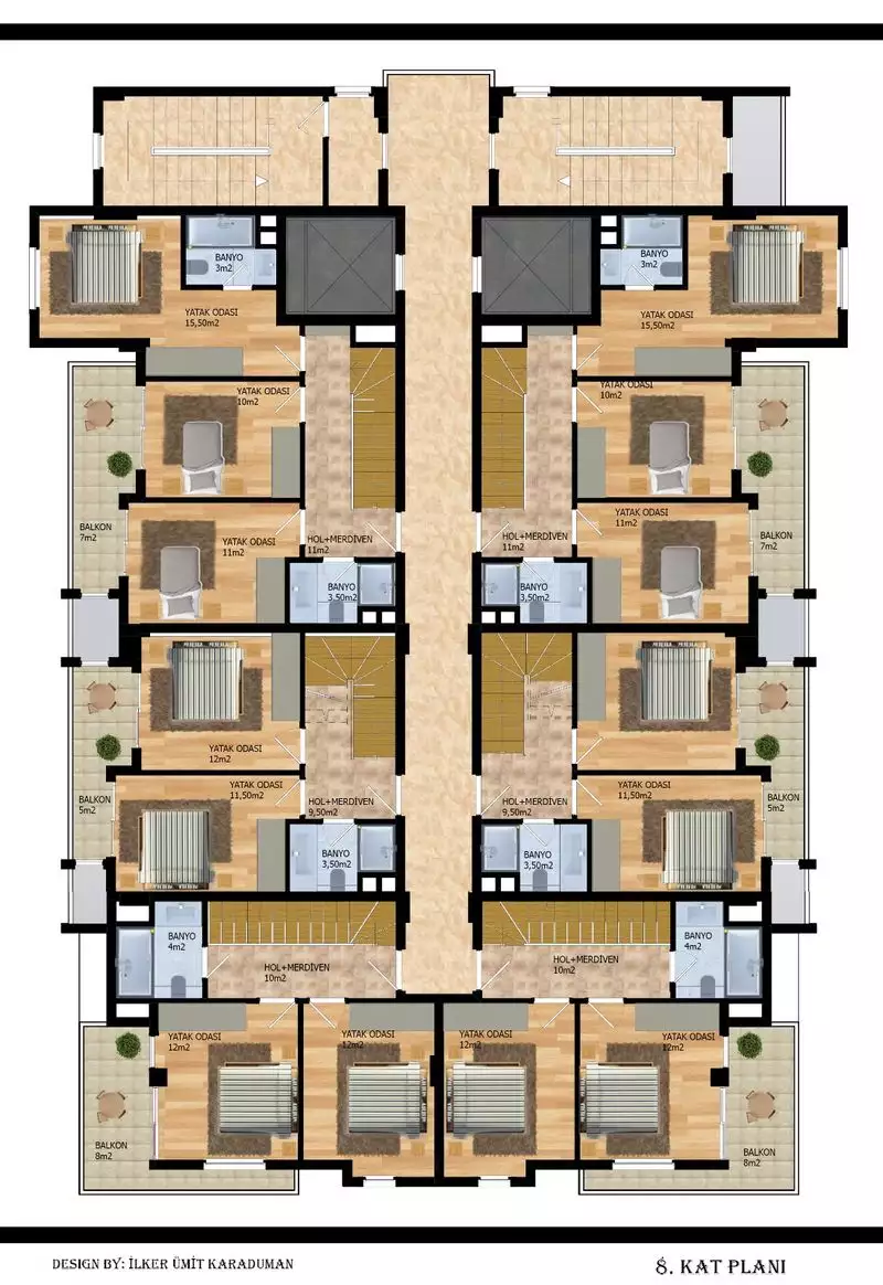 Квартира 54м² в Турции, Махмутлар. Стоимостью 140000€ аренда фото-20