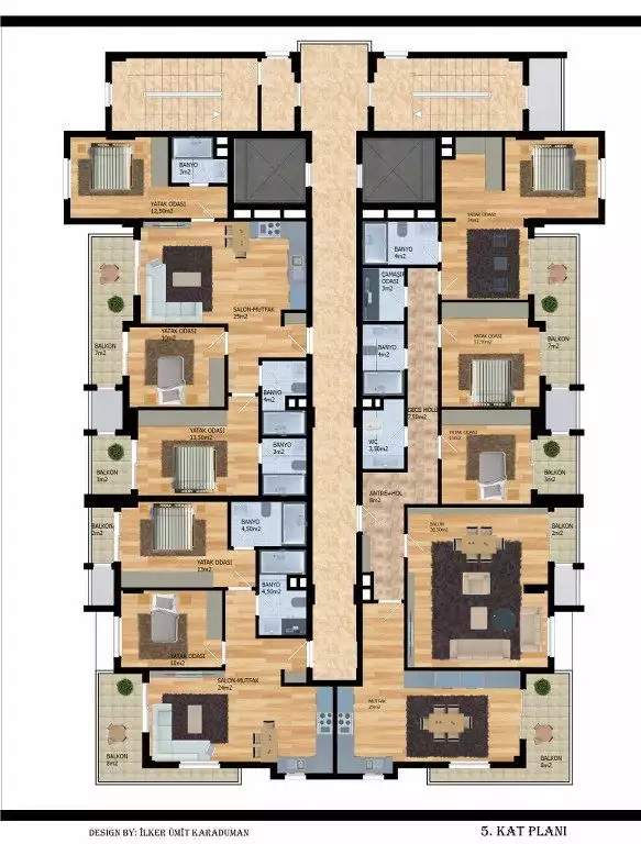 Квартира 54м² в Турции, Махмутлар. Стоимостью 140000€ аренда фото-22
