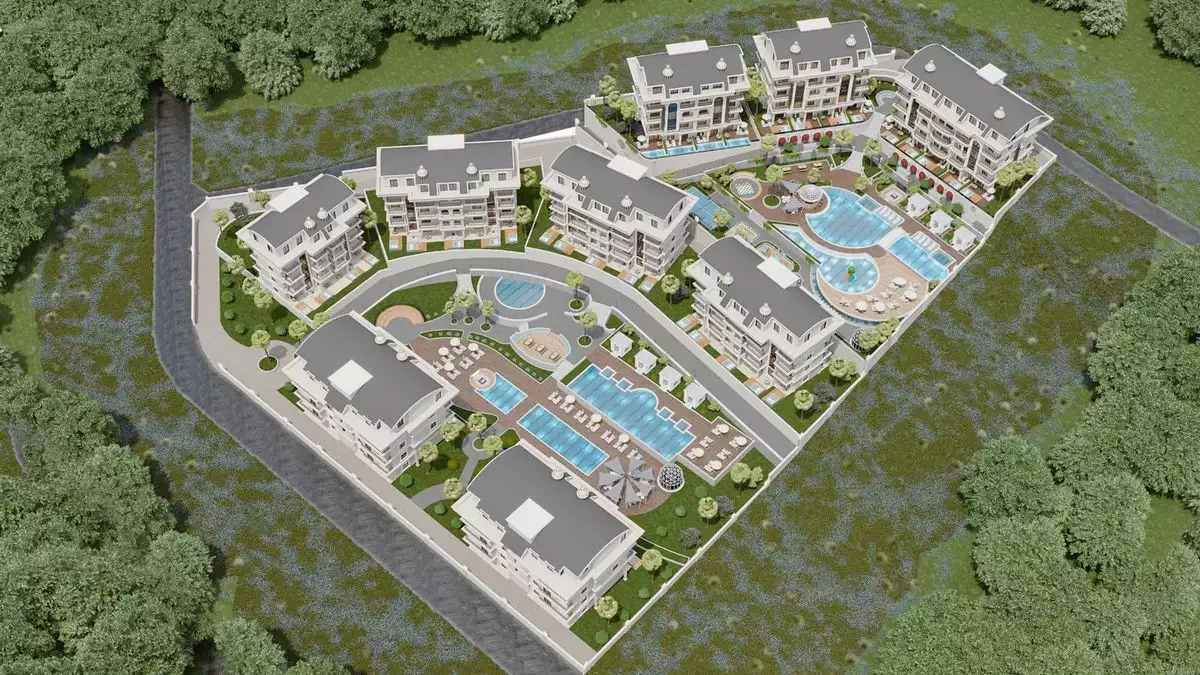 Квартира 48м² в Турции, Тюрклер. Стоимостью 140000€ аренда фото-8