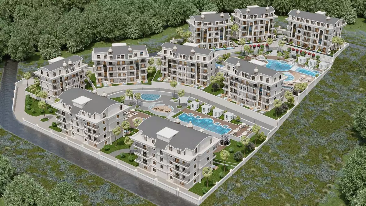 Квартира 48м² в Турции, Тюрклер. Стоимостью 140000€ аренда фото-10